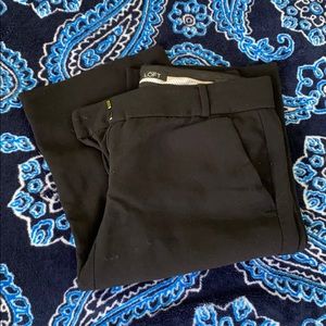 LOFT 00s Marisa black bootcut work pants